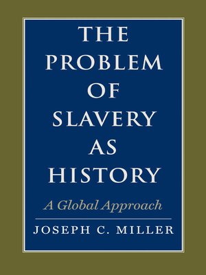 cover image of The Problem of Slavery as History